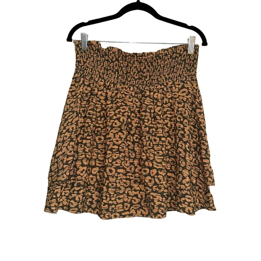 Rails Addison Batik Cheetah Print Tier Drop Waist… - image 3